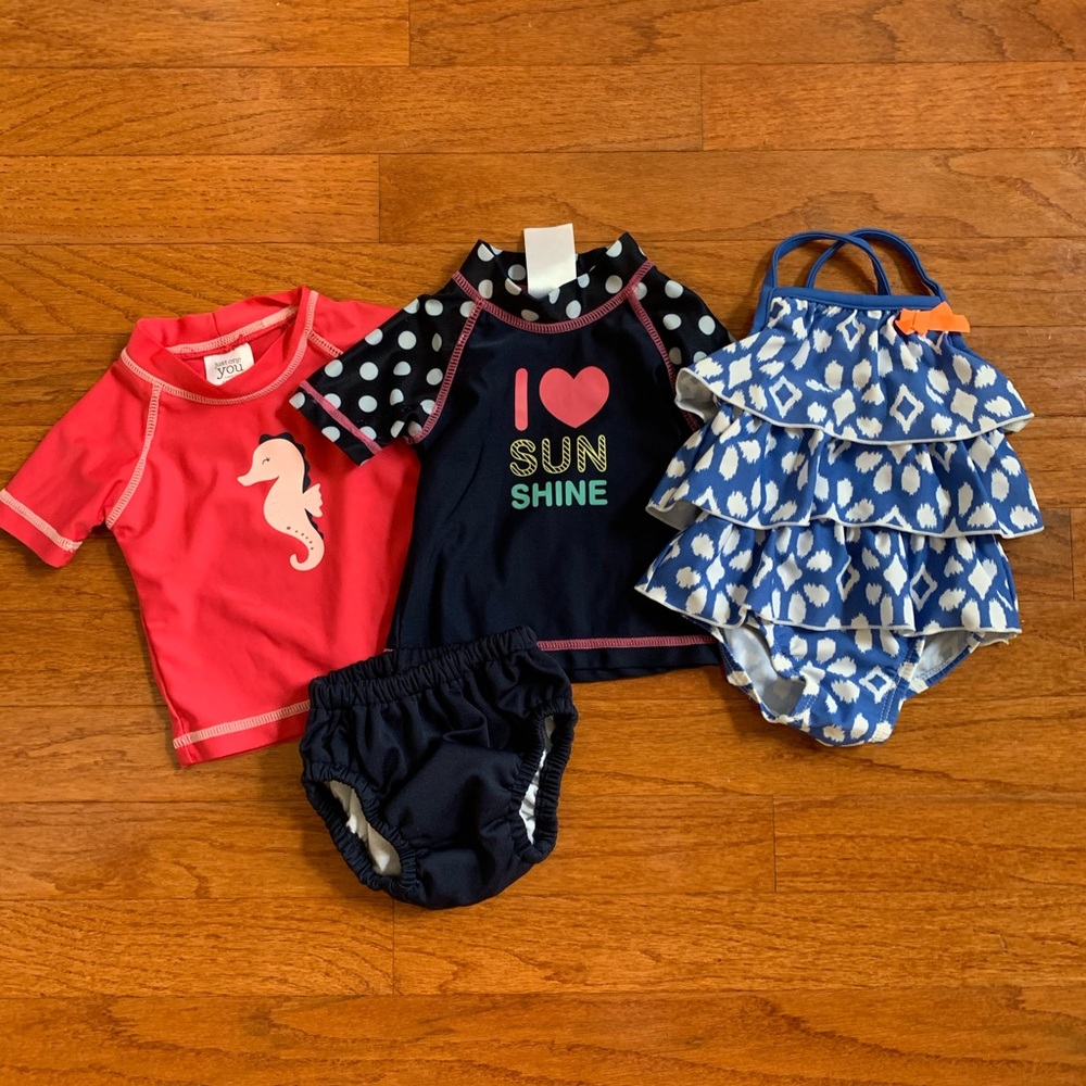 Carter’s 6 month swimsuit and swim set